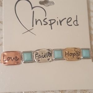 Hope, Faith and Love Bracelet